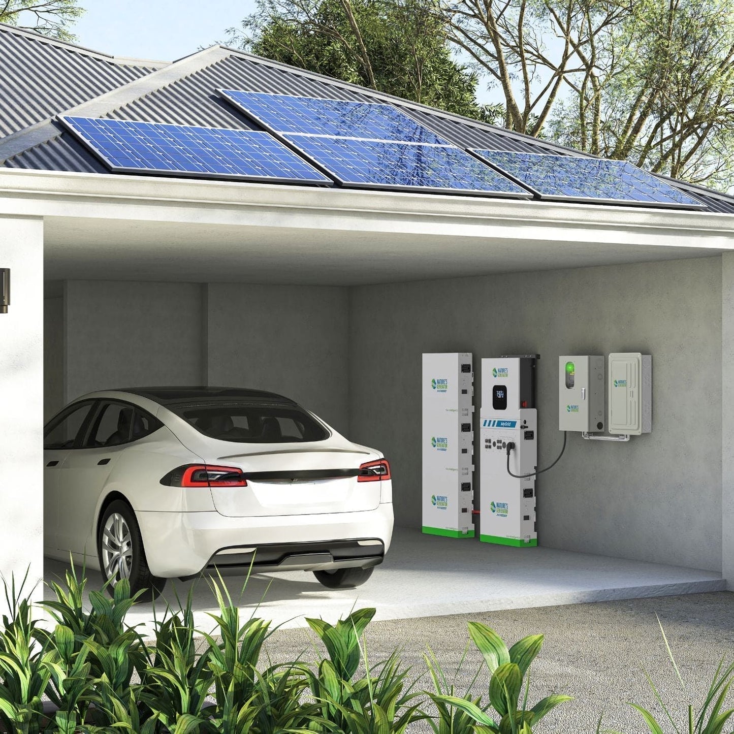 Nature's Generator  MyGrid 10K Solar Battery - NGMGTNB