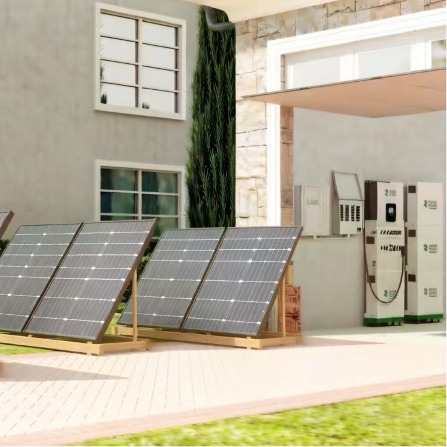 Nature's Generator  MyGrid 10K Solar Generator for Home - NGMGTNAUA