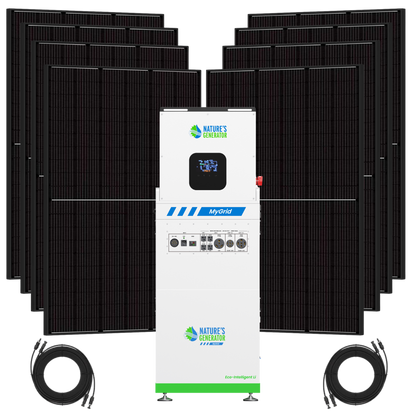 Nature's Generator  MyGrid 10K Solar Generator for Home - NGMGTNAUA