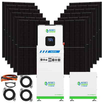 Nature's Generator  MyGrid 10K Solar Generator for Home - NGMGTNAUA