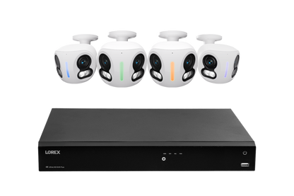Lorex Classic Fusion Series 4K 16 Channel 6TB Wired NVR System with 4K IP Dual Lens Cameras - N4K6-164WBDL-2