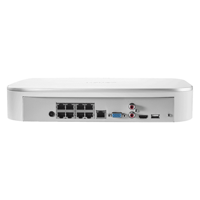 Lorex 8-Channel Fusion NVR System with Four 4K 8MP IP Cameras Security Surveillance System New N4K2-84BB