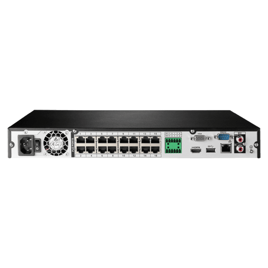 Lorex N4K3-1616BB 16-Channel NVR System with Sixteen 4K 8MP IP Cameras Security Surveillance System New