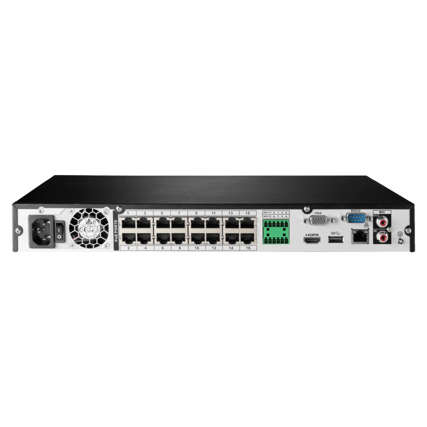 Lorex 16-Channel Fusion NVR System with Sixteen 4K 8MP IP Cameras Security Surveillance System New N4K3-1616WB