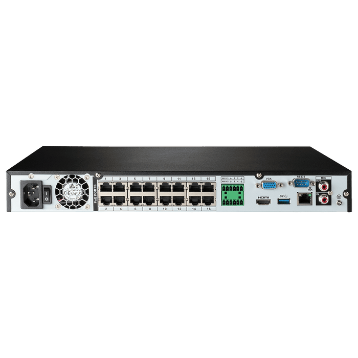 Lorex 16-Channel 4K Ultra HD Fusion NVR IP System with 8 Smart Deterrence Cameras Security Surveillance System New N4K3SD-168WB