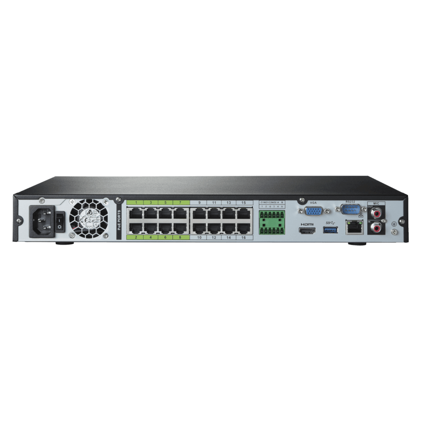 Lorex 32-Channel NVR System with Sixteen 4K 8MP IP Cameras Security Surveillance System New NC4K8-3216BB