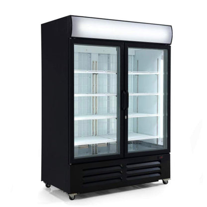 Chef AAA - , Commercial 54" 2 Glass Door Freezer 43 cu. ft - KPF-49BG