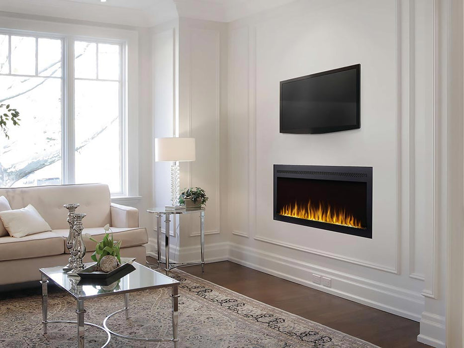 Napoleon Fireplaces PurView 50-Inch Wide Wall Mounted or Built-In Electric Fireplace-NEFL50HI