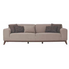 Enza Home US Netha 3 Seater Sofa Bed - 2008 - K1 - 10911 Cream - AR:302 - BR:102 - 1499777