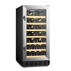 Lanbo 33 Bottle Single Zone Wine Cooler - LW33S