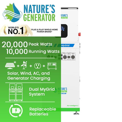 Nature's Generator  MyGrid 10K Whole Home Generator - NGMGTN