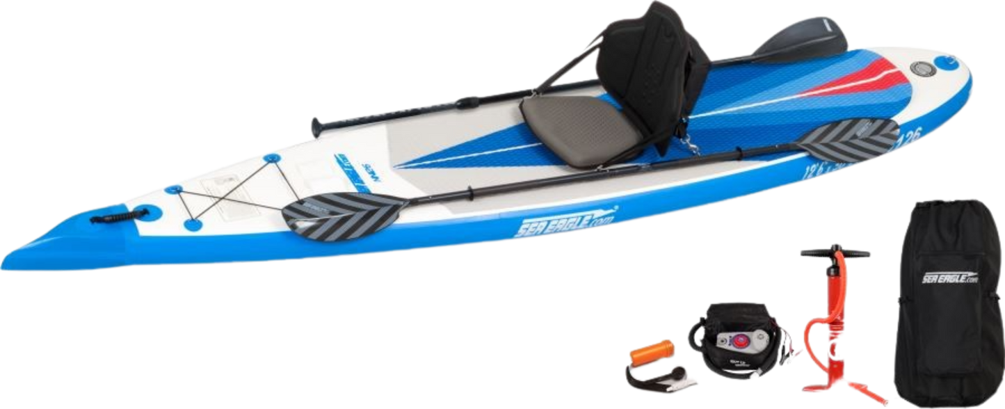 Sea Eagle NN126K_P 12'6" NeedleNose Inflatable Board Pro Package New - NN126K_P