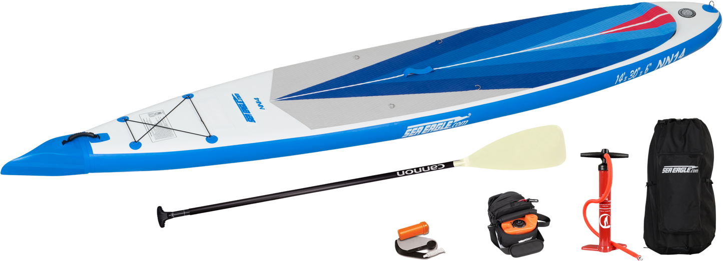 Sea Eagle NN14K_EP NeedleNose 14 Inflatable Board Electric Pump Package New - NN14K_EP