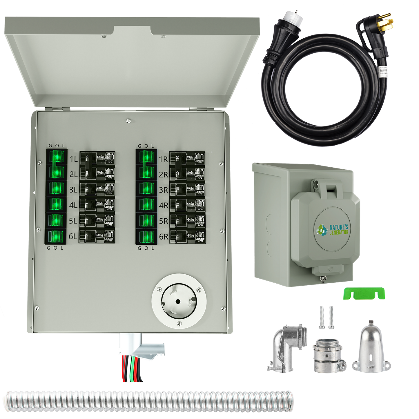 Nature's Generator  12-Circuit 120/240V 50A Non-Automatic Transfer Switch - NGPHPTK3