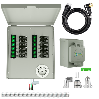 Nature's Generator  12-Circuit 120/240V 50A Non-Automatic Transfer Switch - NGPHPTK3