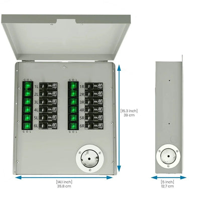 Nature's Generator  - Nature's Generator 120/240V 50A 12-Circuit Non-Automatic Transfer Switch - NGPHPTK3-R