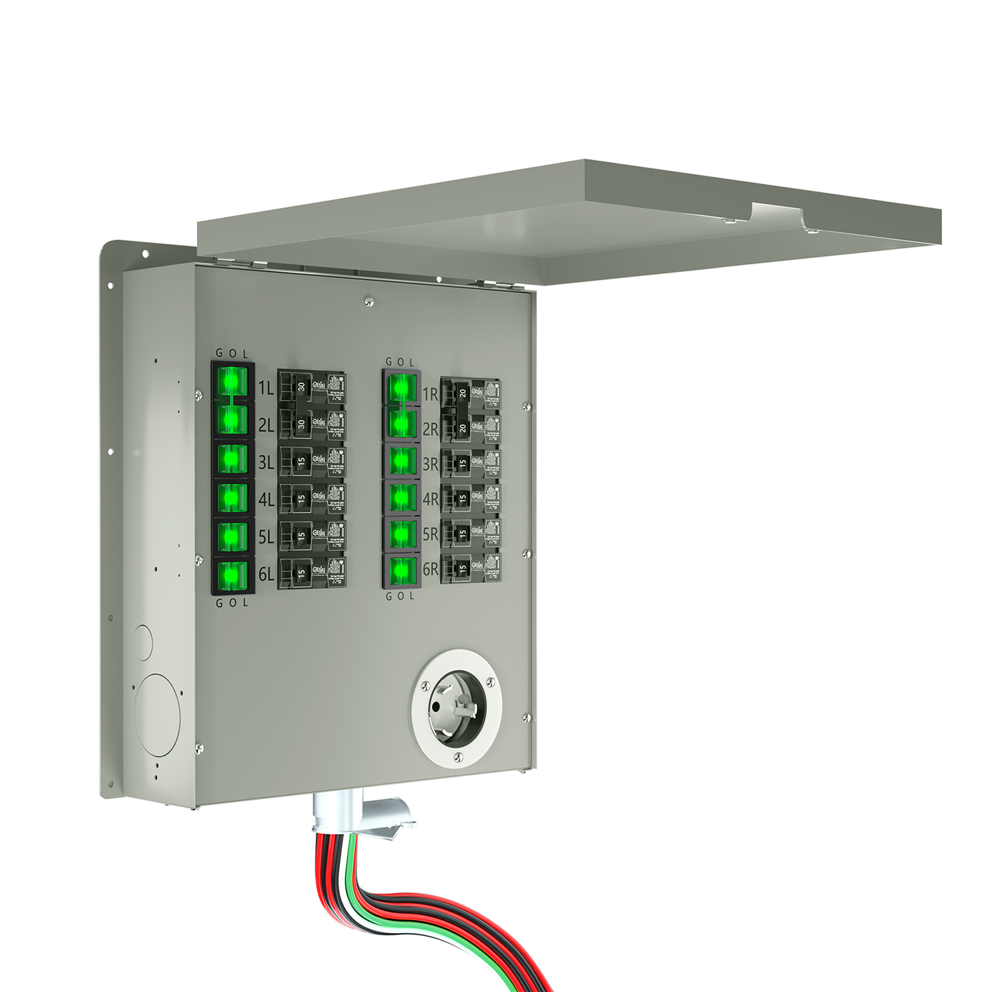 Nature's Generator  12-Circuit 120/240V 50A Non-Automatic Transfer Switch - NGPHPTK3