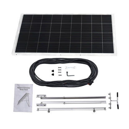 Nature's Generator Lithium 3600 Solar Generator and Transfer Switch - NGL36AUP