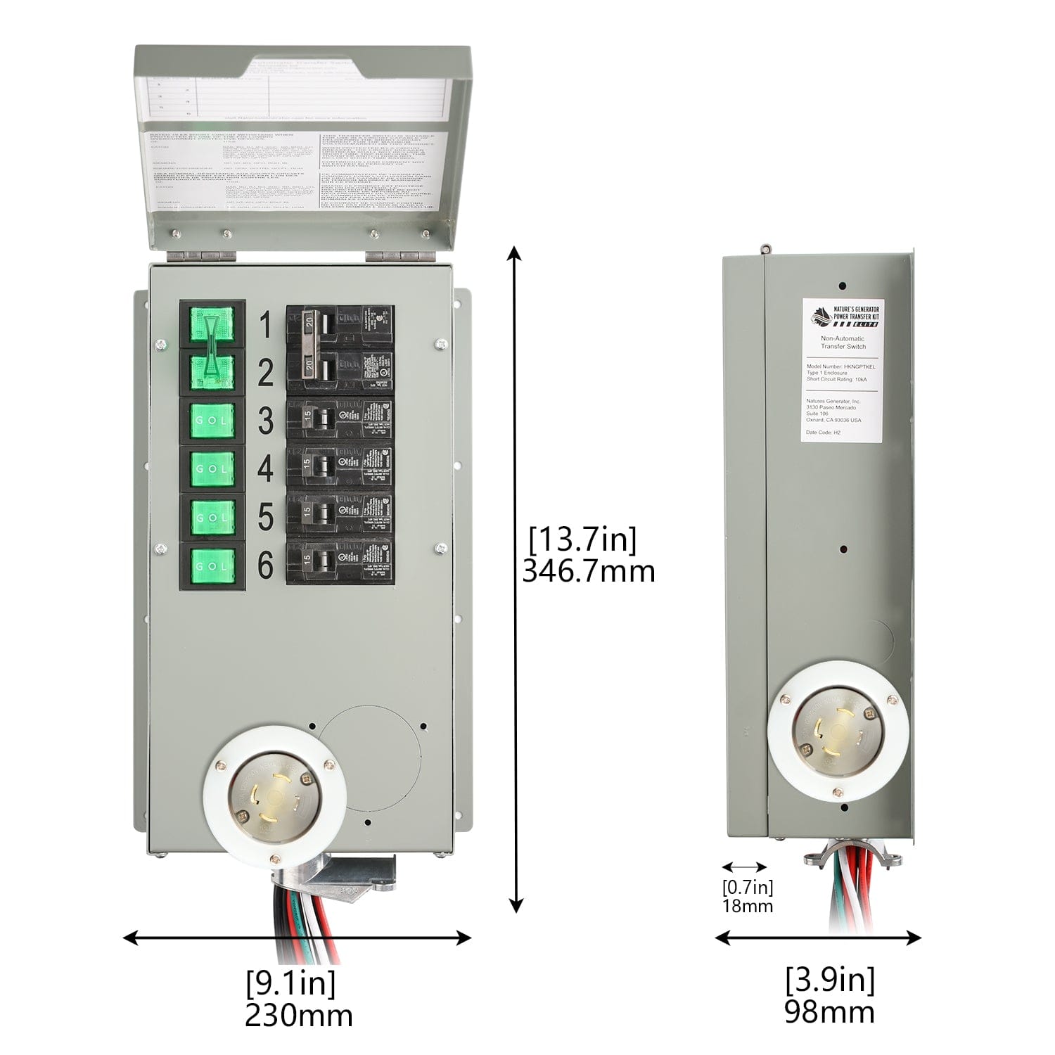 Nature’s Generator Powerhouse Gold Plus PE System - Backyard Provider
