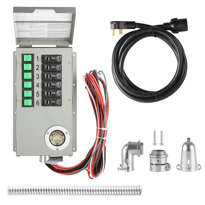 Nature's Generator Lithium 3600 Solar Generator and Transfer Switch - NGL36AUP