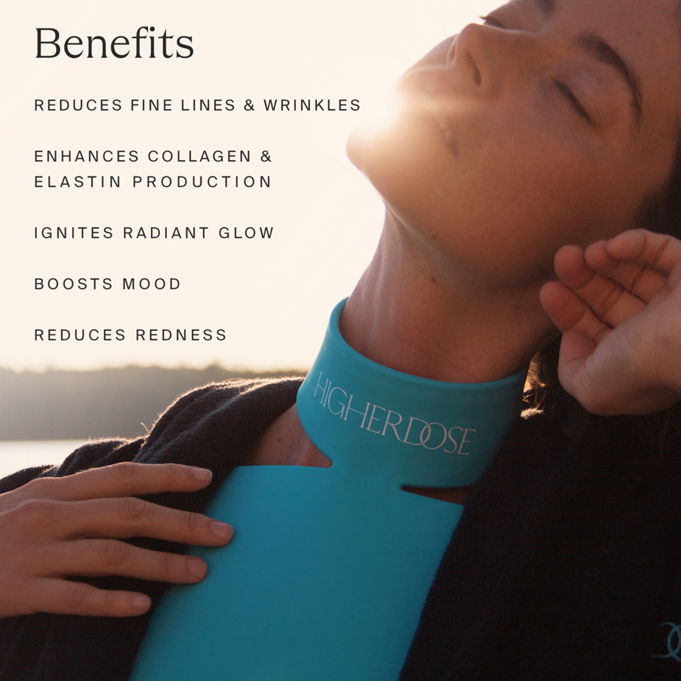 HigherDOSE Red Light Neck Enhancer - NECKENHANCER-V1