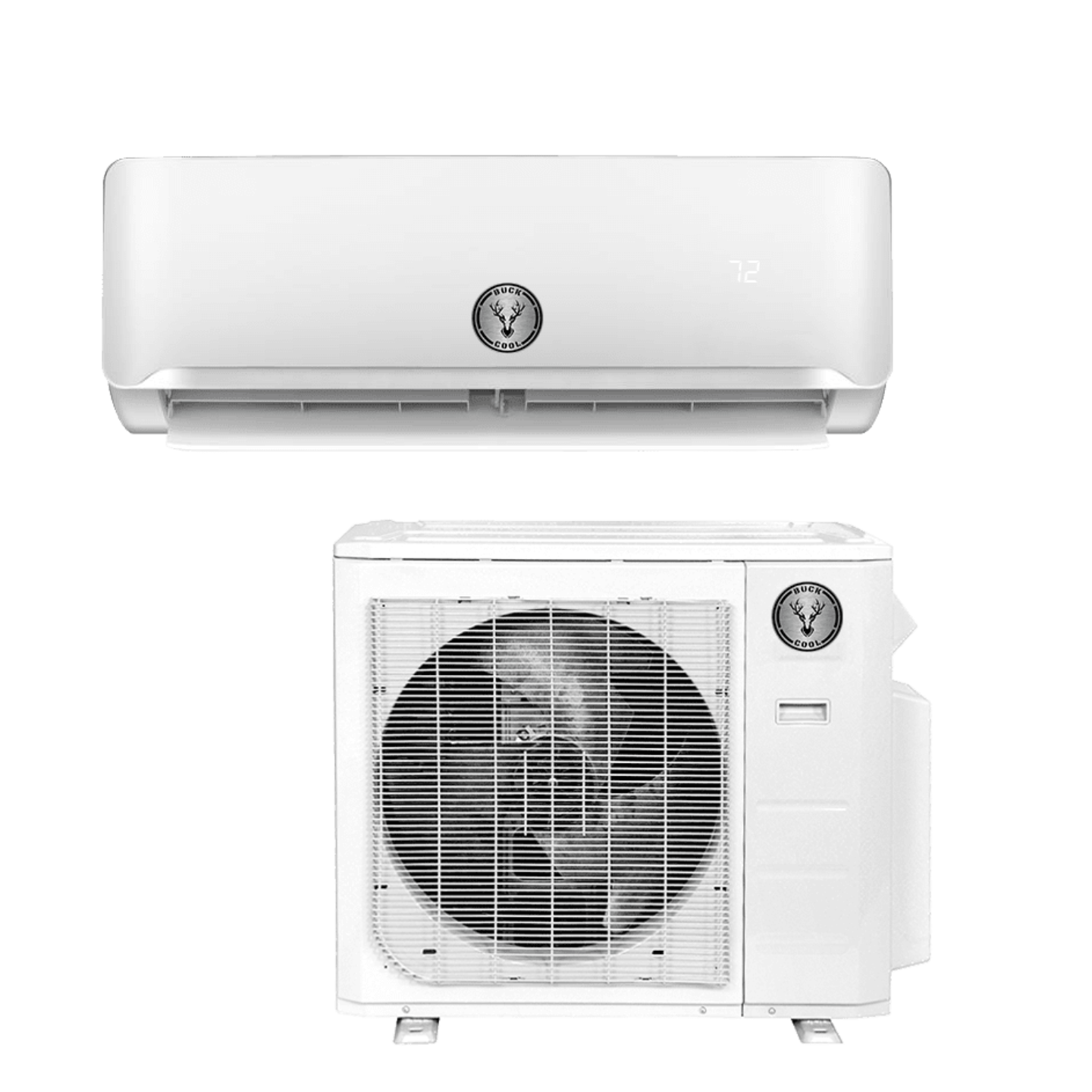 Buck Cool 18K BTU, 20 SEER EZ Connect Ductless Mini Split Heat Pump Complete System - UB1MSHQCW18