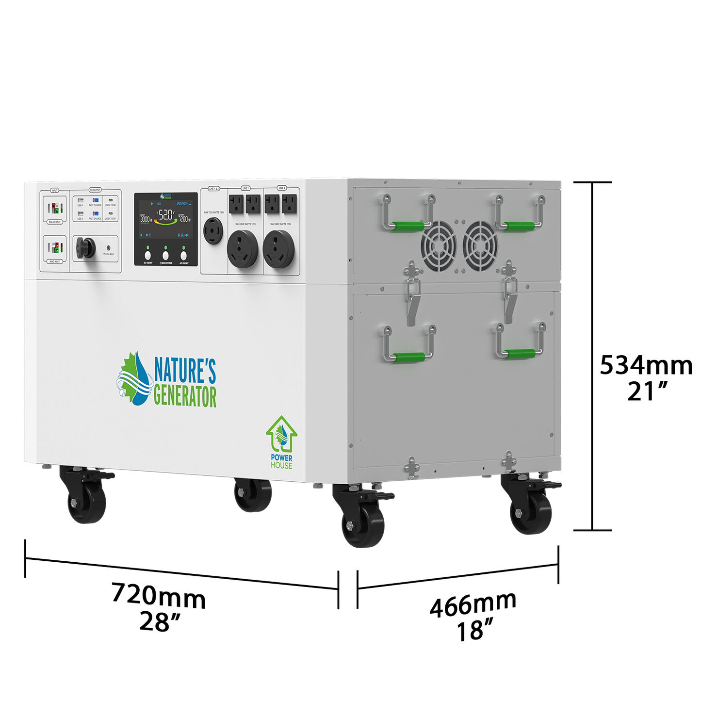 Nature's Generator  Powerhouse Gen 2 Whole Home Generator - NGPH72