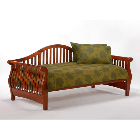 Night and Day Furniture Cherry Nightfall Daybed Complete - NFA-DB-XX-COM