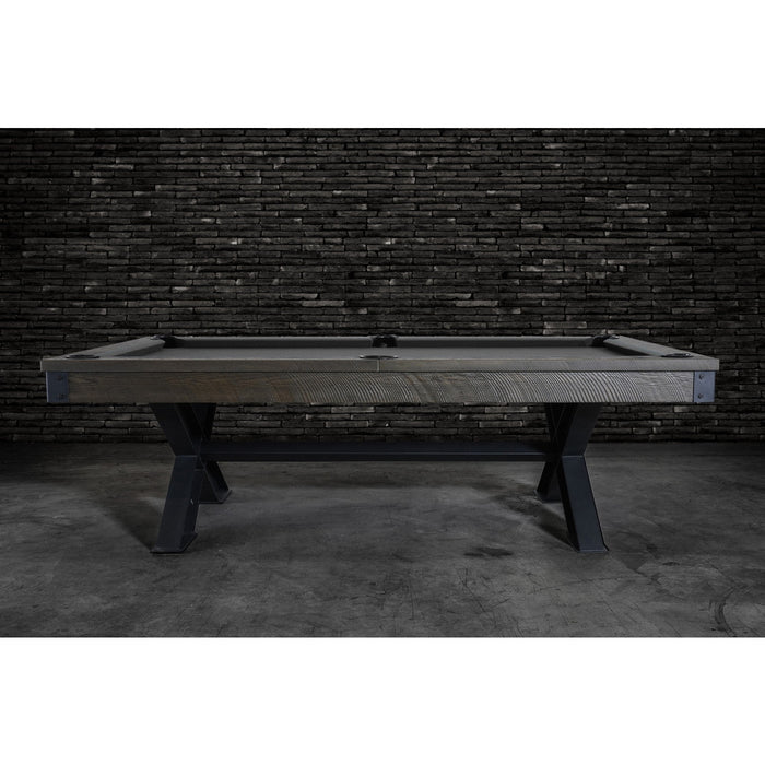 Nixon Portland Slate Pool Table - Barnwood Finish