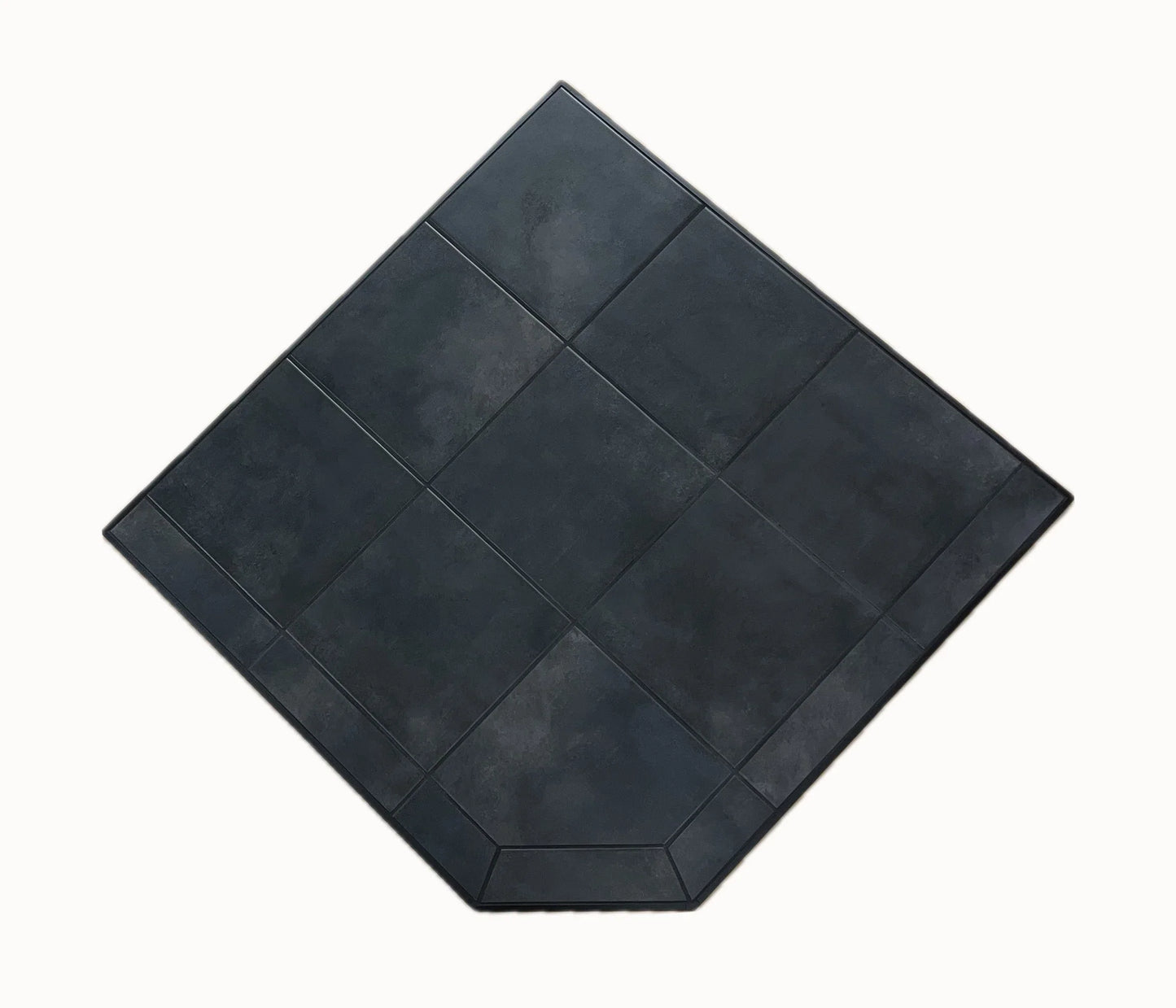 ComfortBilt Corner Hearth Pad 40" Type 2 Ember and Thermal Protection Black Copper New - OE-40CR-BC-T2