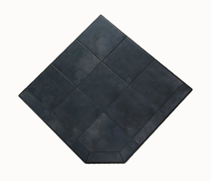 ComfortBilt Corner Hearth Pad 40" Type 2 Ember and Thermal Protection Black Copper New - OE-40CR-BC-T2