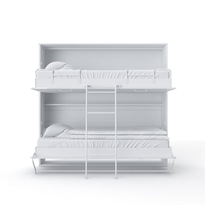 Maxima House OTIS Murphy Bunk Bed European TWIN size with mattresses - OTIS-W - Backyard Provider