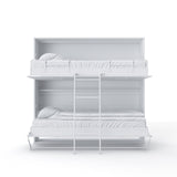 Maxima House OTIS Murphy Bunk Bed European TWIN size with mattresses - OTIS-W - Backyard Provider