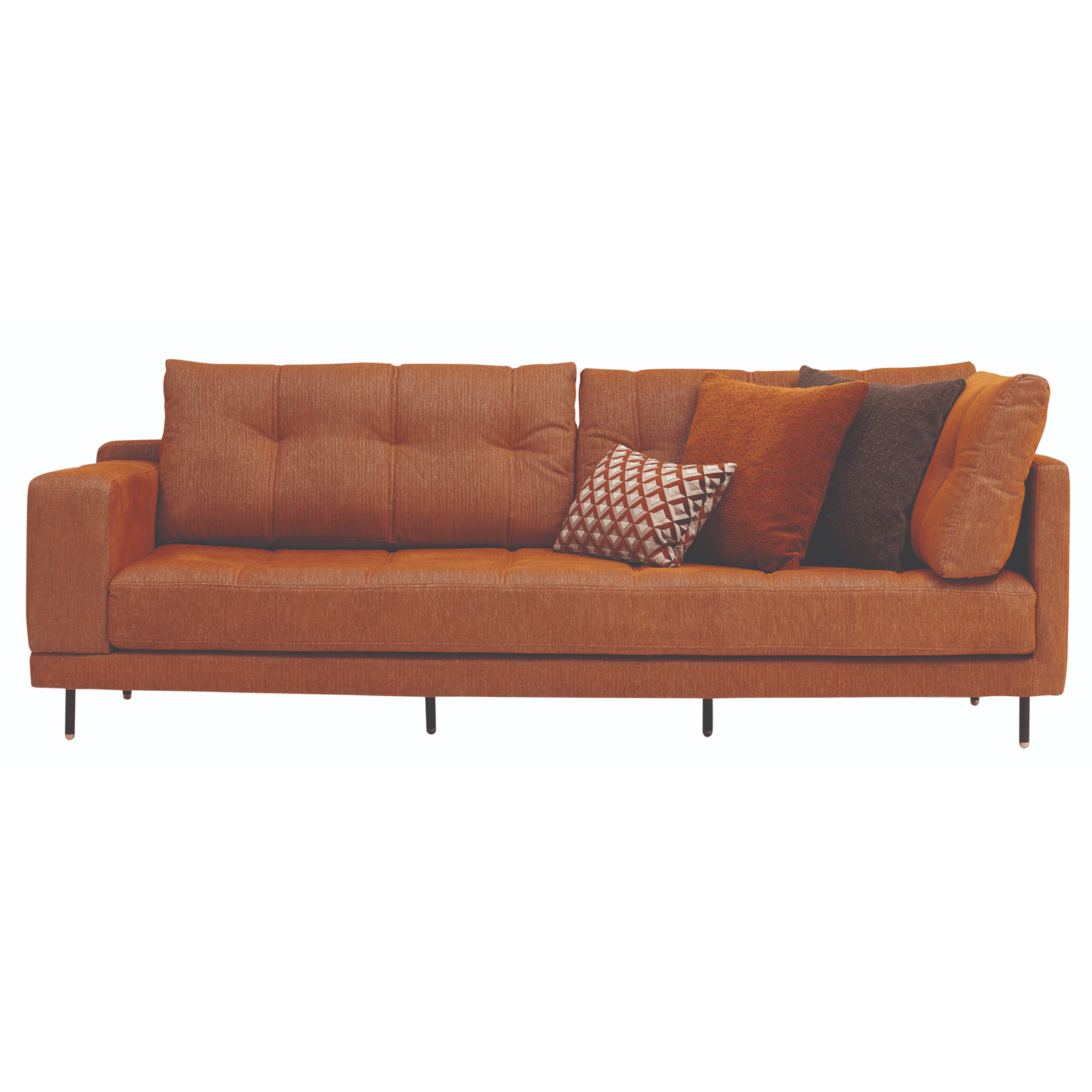 Enza Home US Arte 3 Seater Module - Left Hand Facing - 2011 - K1 - 12201 Orange - AR:217 - 1431777