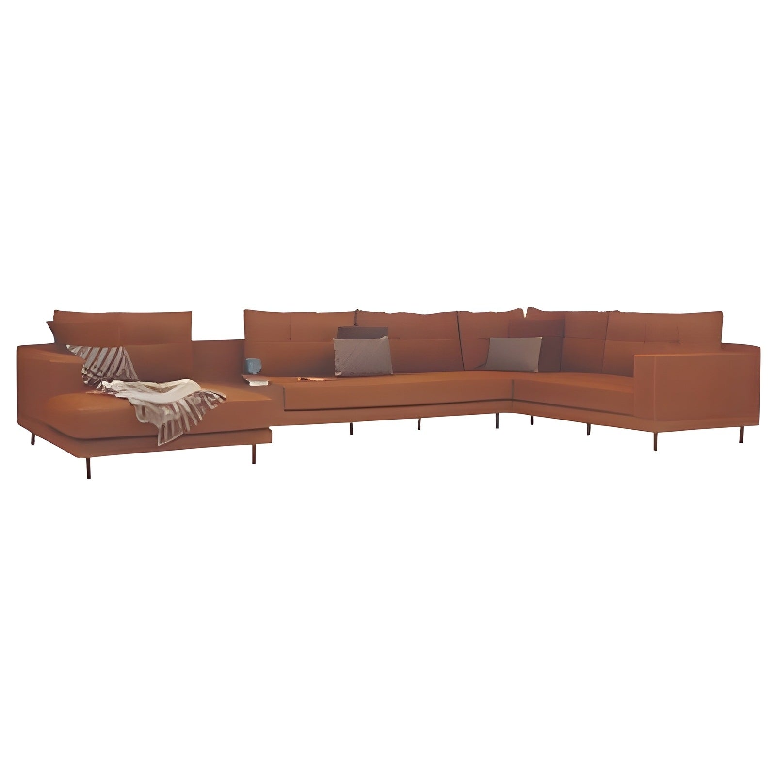 Enza Home US Arte Chaise Module - Left Hand Facing - 2011 - K1 - 12201 Orange - AR:217 - 1431781