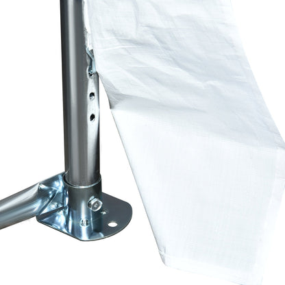 Outsunny 20' x 40' Heavy-duty Party & Wedding Tent with Sidewalls, White - 84C-020