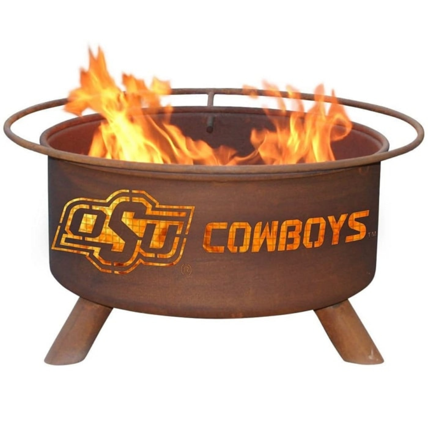Patina Oklahoma State Steel Fire Pit by Patina Products - F227