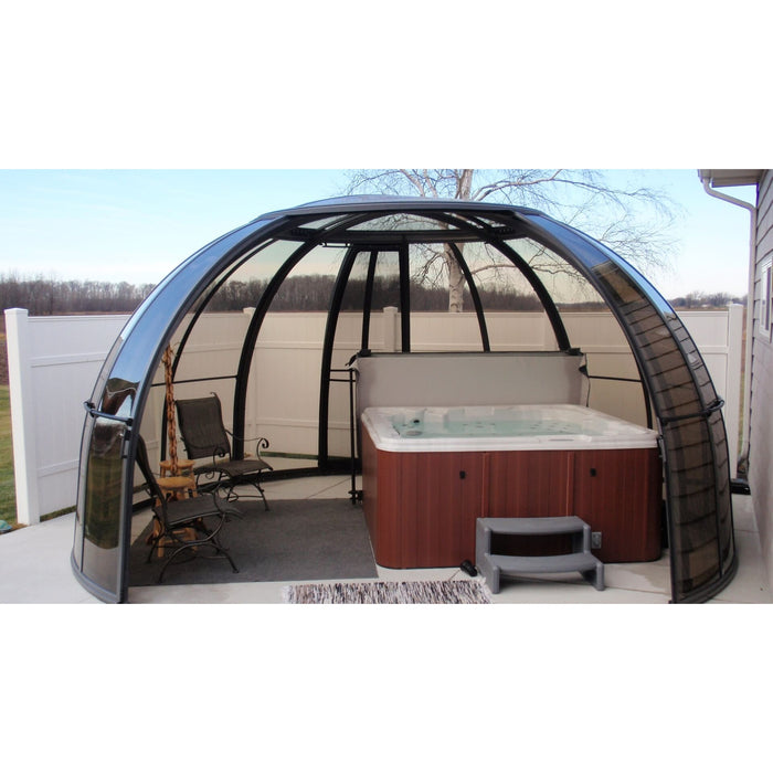 Pool & Spa Enclosures Spa Dome Orlando Hot Tub Enclosure PS-SpaDome