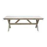 OUTSY Santino 83 Inch Wood Dining Table - 0ASAN-WT-GR