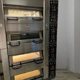BakeMax  55" Double Deck Electric Oven, Accommodates (4) 18" X 26" Pans, 220/60/3 - BMDDD02