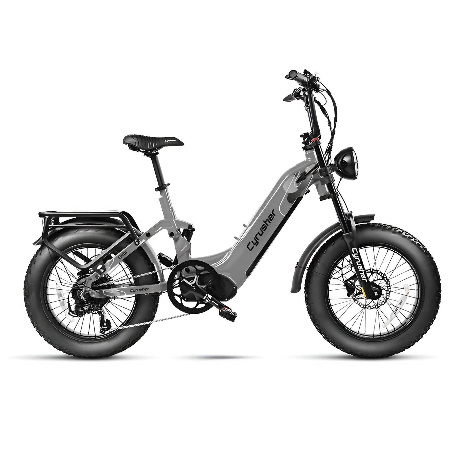 Cyrusher Sport Ovia Step-through Air Shock Full Suspension Electric Bike