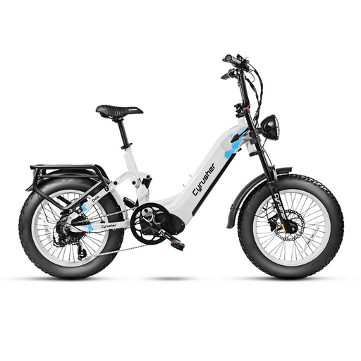 Cyrusher Sport Ovia Step-through Air Shock Full Suspension Electric Bike