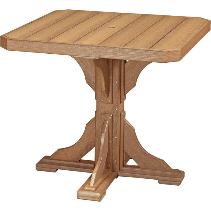 LuxCraft 41" Square Table - Counter Height - P41ST-CHCHB