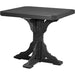 LuxCraft 41" Square Table - Counter Height - P41ST-CHCHB