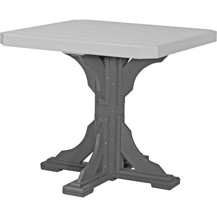 LuxCraft 41" Square Table - Counter Height - P41ST-CHCHB