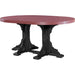 LuxCraft 4' x 6' Oval Table - Counter Height - P46OT-CHCHB