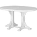 LuxCraft 4' x 6' Oval Table - Bar Height - P46OT-BHCHB