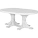 LuxCraft 4' x 6' Oval Table - Dining Height - P46OT-DHCHB