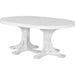 LuxCraft 4' x 6' Oval Table Set 3 - P46OT-DHCHB/P28TBCHB