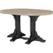 LuxCraft 4' x 6' Oval Table - Bar Height - P46OT-BHCHB